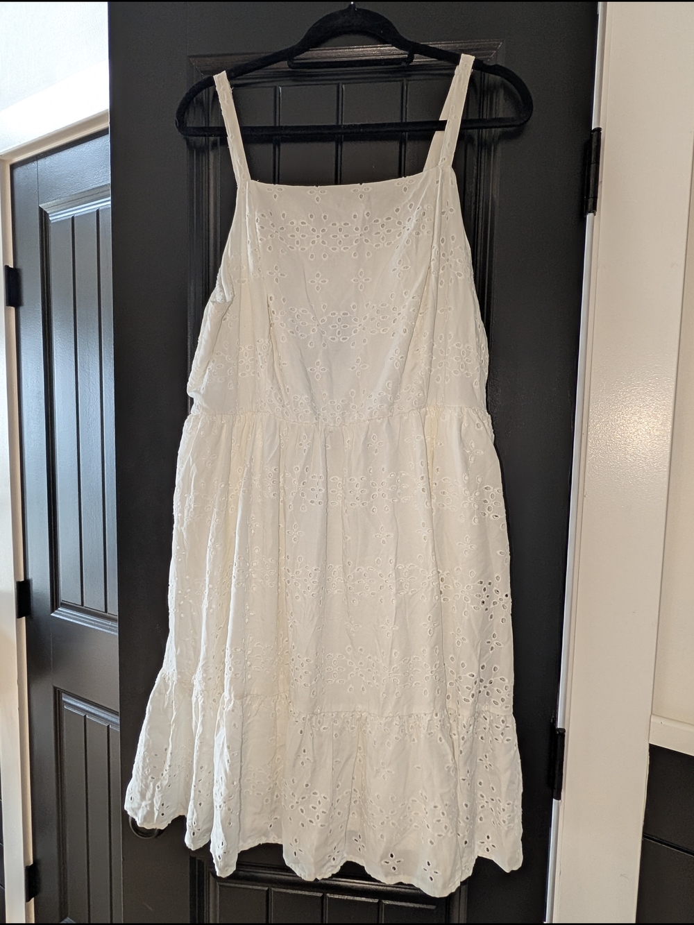 Torrid..White Eyelet Sundress - Women's Sleeveless Dress